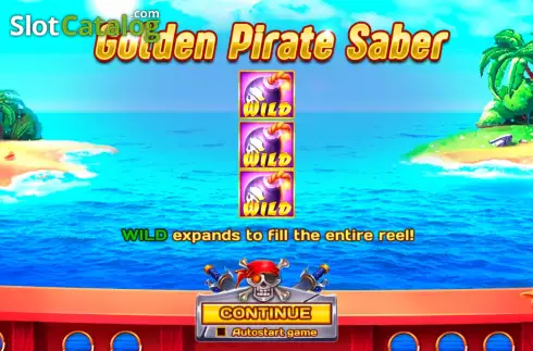 Скрин2. Golden Pirate Saber слот