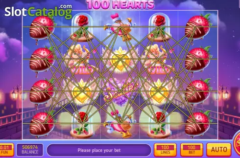 Скрин2. 100 Hearts слот