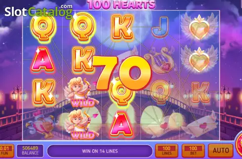 Скрин4. 100 Hearts слот