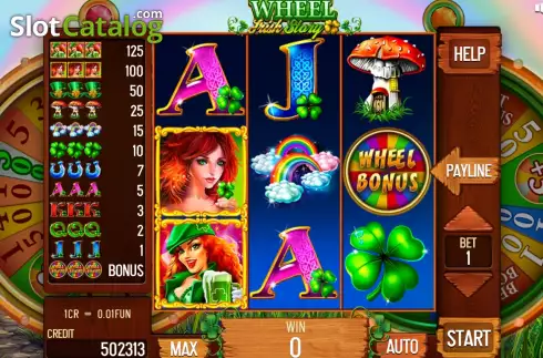 Скрин2. Irish Story Wheel (Pull Tabs) слот