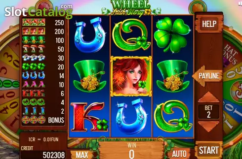 Скрин2. Irish Story Wheel (3x3) слот
