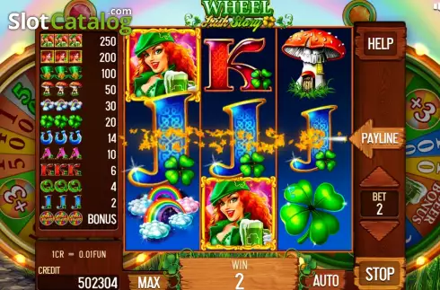 Скрин3. Irish Story Wheel (3x3) слот
