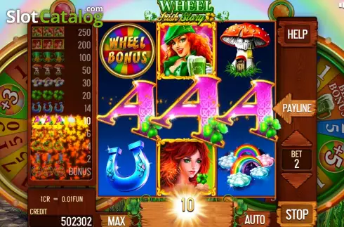 Скрин4. Irish Story Wheel (3x3) слот