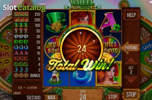 Скрин7. Irish Story Wheel (3x3) слот