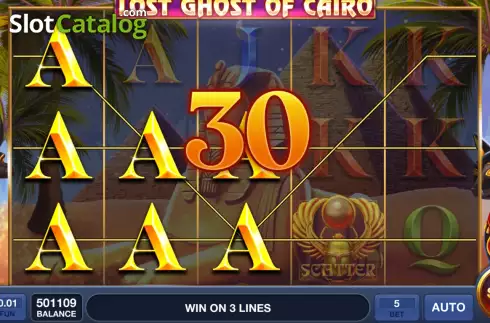 Скрин4. Lost Ghost of Cairo слот