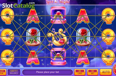 Скрин2. Love at Night слот