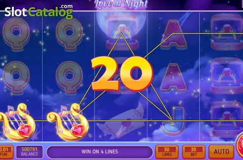 Скрин3. Love at Night слот