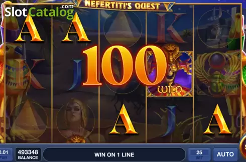 Скрин4. Nefertiti's Quest слот