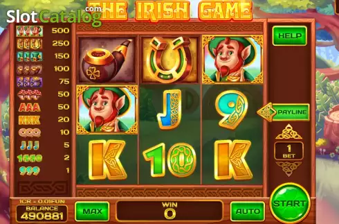 Скрин2. The Irish Game Respin слот