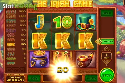 Скрин5. The Irish Game Respin слот