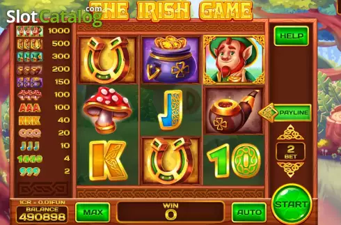 Скрин2. The Irish Game (Pull Tabs) слот