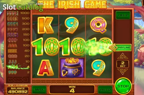 Скрин4. The Irish Game (Pull Tabs) слот