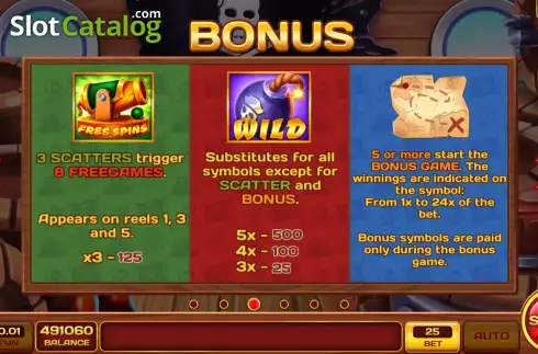 Скрин7. Pirate Glory (InBet Games) слот