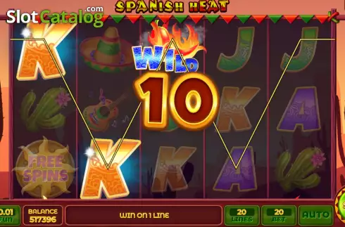 Скрин3. Spanish Heat слот