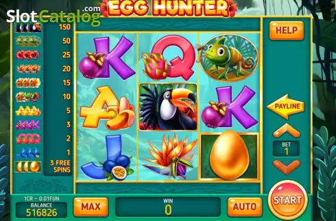 Скрин2. Egg Hunter (3x3) слот