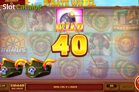 Скрин4. Pirate Wheel слот