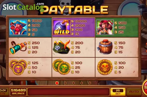 Скрин5. Pirate Wheel слот