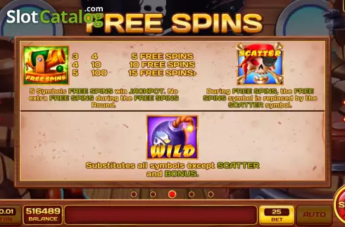 Скрин7. Pirate Wheel слот
