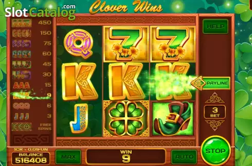 Скрин3. Clover Wins (Reel Respin) слот