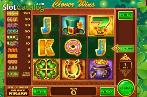 Скрин2. Clover Wins (3x3) слот
