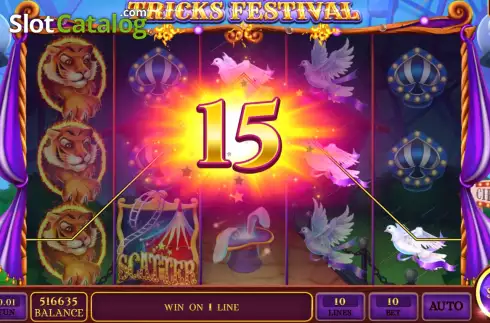 Скрин3. Tricks Festival слот