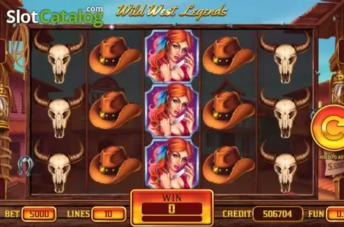 Скрин2. Wild West Legends (InBet Games) слот