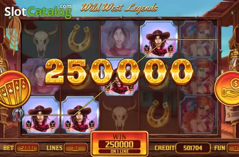 Скрин3. Wild West Legends (InBet Games) слот