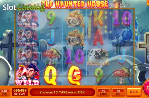 Скрин3. Old Haunted House слот