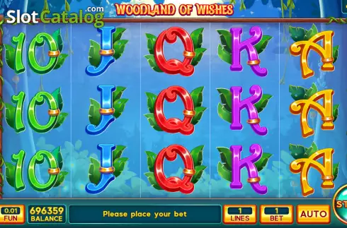 Скрин2. Woodland of Wishes слот