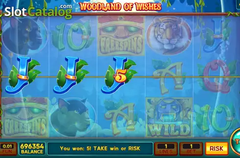 Скрин3. Woodland of Wishes слот
