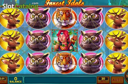 Скрин2. Forest Idols (InBet Games) слот