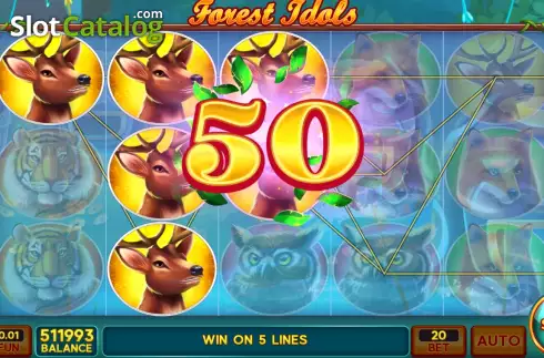 Скрин3. Forest Idols (InBet Games) слот