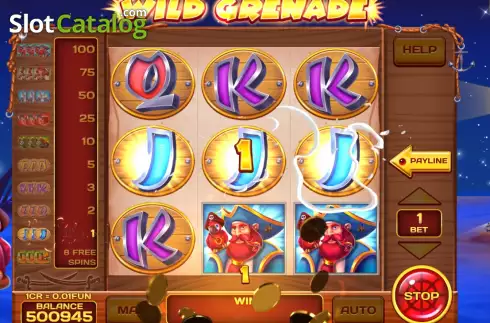 Скрин3. Wild Grenade (Reel Respin) слот