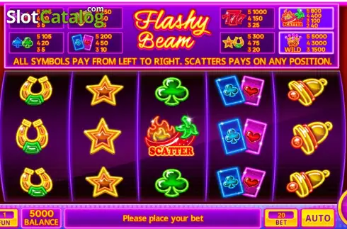Скрин2. Flashy Beam слот