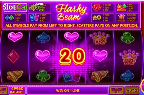 Скрин3. Flashy Beam слот