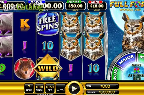 Скрин2. Full Force Link Mystical Owl слот