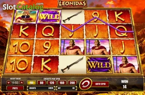 Скрин3. Leonidas слот