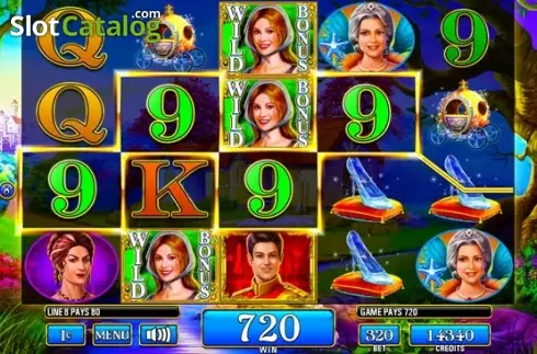 Скрин2. Cinderella: Dreams Come True слот
