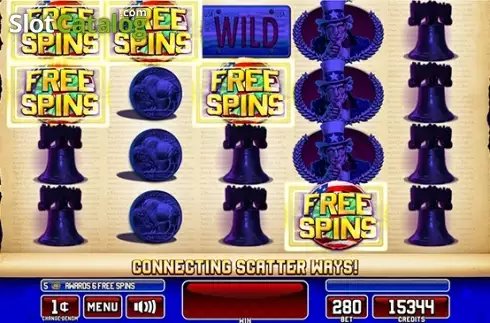 Скрин5. Star Spangled Riches слот