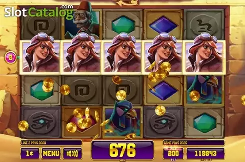 Скрин6. Treasures of the Tomb слот
