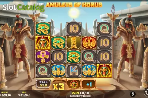 Скрин5. Amulets of Horus слот