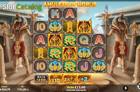 Скрин6. Amulets of Horus слот