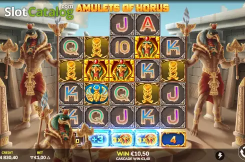 Скрин9. Amulets of Horus слот