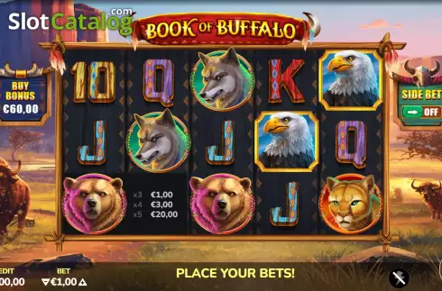 Скрин2. Book of Buffalo слот