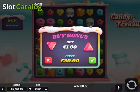Скрин6. Candy Treasures слот