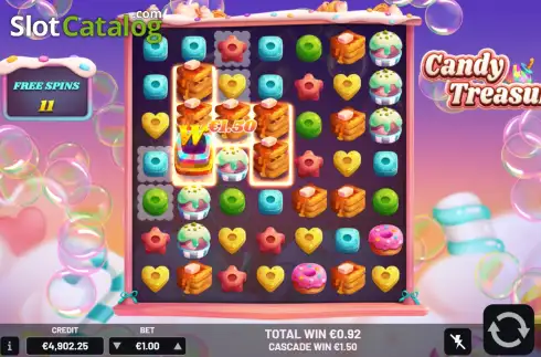 Скрин9. Candy Treasures слот