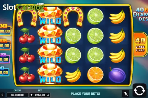 Скрин2. 40 Hot Diamond Desire слот