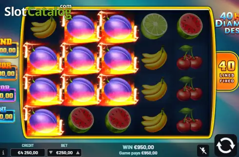 Скрин3. 40 Hot Diamond Desire слот