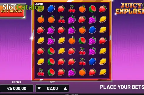 Скрин2. Juicy Explosion слот