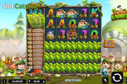 Скрин2. Raging Rabbits слот